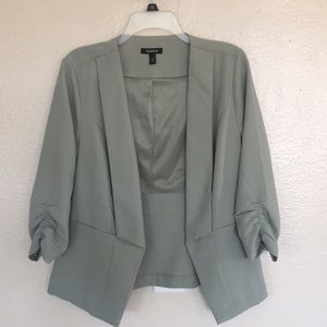 Torrid blazer light minty green
